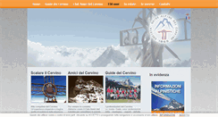 Desktop Screenshot of guidedelcervino.com